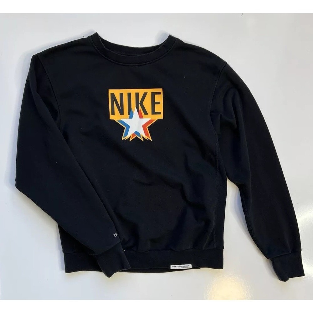 Nike Standard Issue Basketball Crew Sweatshirt Black DH2849-010 / Mens Small
